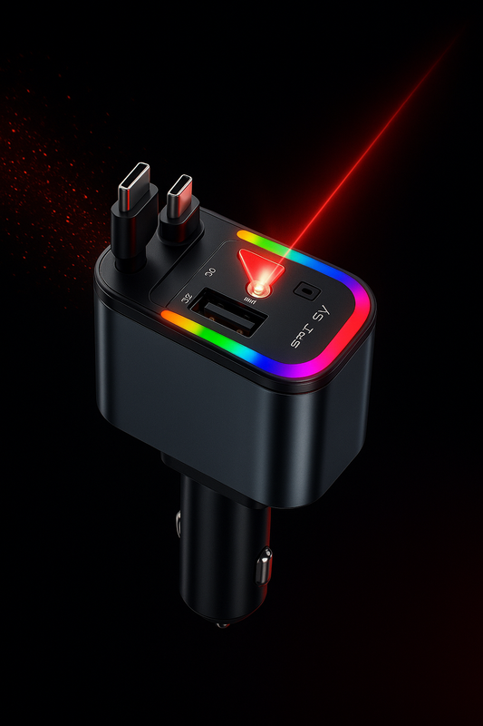 Multifunktional Car charger with led light